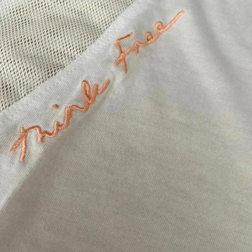 🆕Free People White Mesh Activists Tank L🆕 - Picture 11 of 12